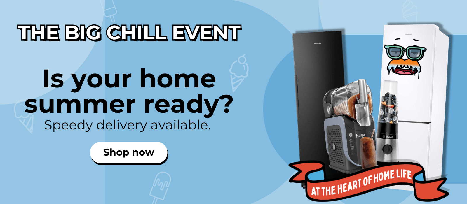 Is your home summer ready? Speedy delivery available.